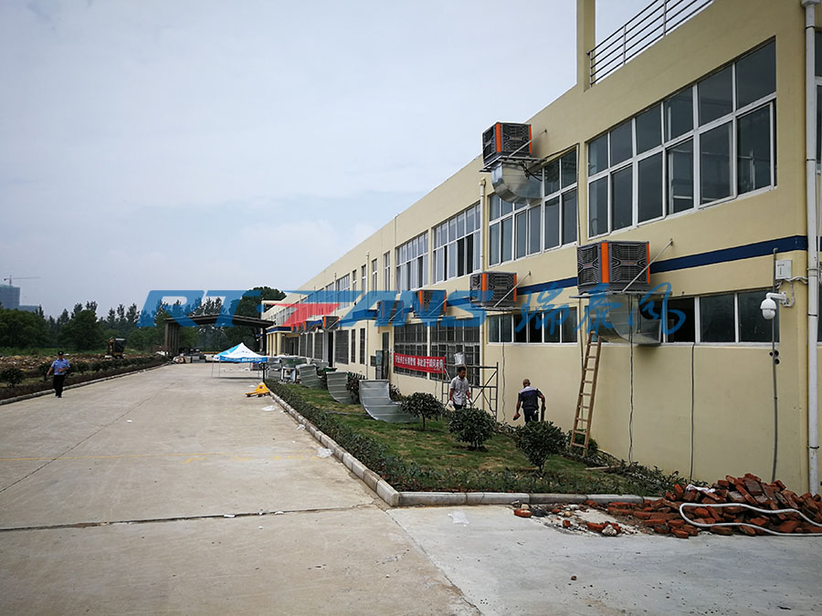 解決廠房車間降溫-工業(yè)冷風機-環(huán)?？照{(diào)