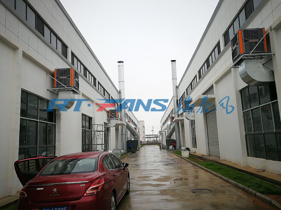 廠房通風(fēng)降溫方案,環(huán)保空調(diào),冷風(fēng)機